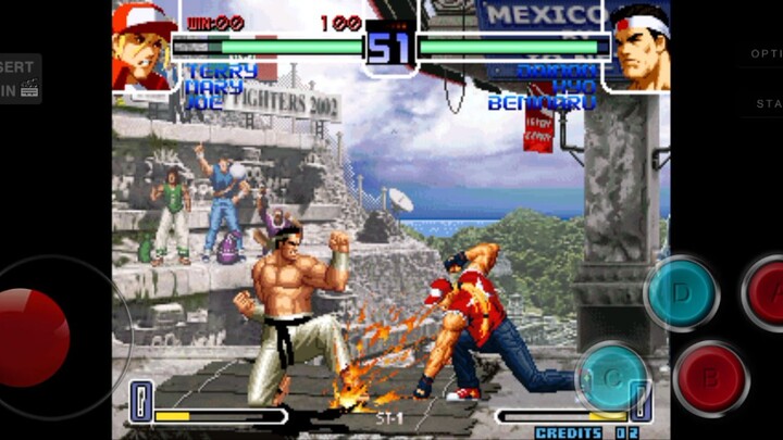 Terry and Team vs Team Esaka — KOF 2K2