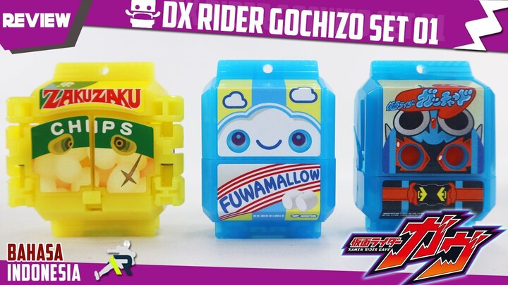 REVIEW - DX RIDER GOCHIZO SET 01 | DX ライダーゴチゾウセット01 レビュー [Kamen Rider GAVV]