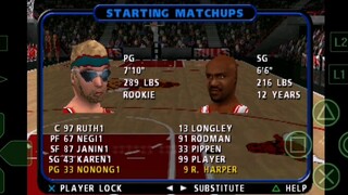 NBA Live 99 (USA) - PS1 (Chicago vs CTD Pilipinas, Season-1) ePSXe emulator