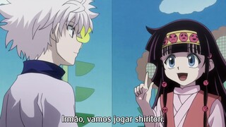 Killua explica as regras de Alluka e Nanika (HunterxHunter)