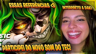 Lua Superior 6 | Gyutaro (Demon Slayer) | Tec feat. Amanda Areia - (REACT/ ANÁLISE)