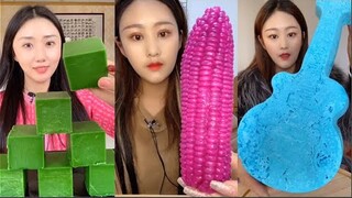 [ASMR] THÁNH ĂN ĐÁ| Ăn Đá lạnh, chocola đông lạnh đa màu sắc| Ice Eating MUKBANG SATİSFYİNG#224