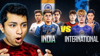 ROLEX REACTS to INDIA vs INTERNATIONAL BEST 1v4 | PUBG MOBILE | BGMI