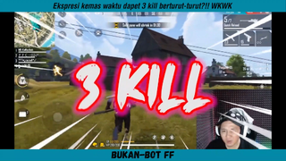Ekspresi kemas dapet 3 kill berturut-turut??!! Bikin ngakak songongnya WKWKWK