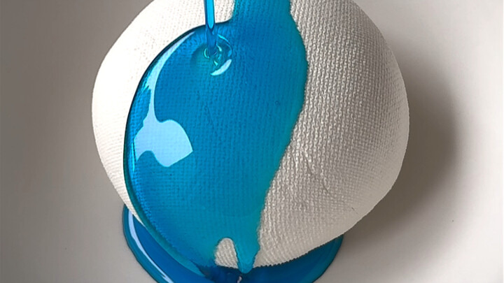 Dreamy glacier blue 🧊 mint green summer 🧼 ✨ Chewable yogurt bowl!