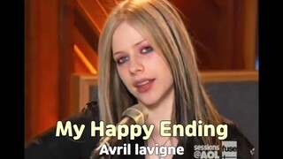 [가사해석] Avril lavinge - My Happy Ending 에이브릴 라빈 라이브 (acoustic version)