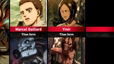 All Titan Shifters in Attack on Titan Shingeki no Kyojin