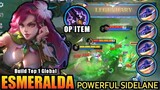 Powerful Sidelane!! OP Esmeralda with this Item (PLEASE TRY) - Build Top 1 Global Esmeralda ~ MLBB