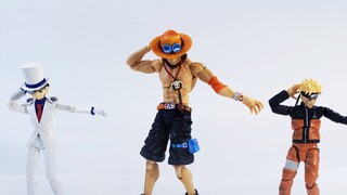 [60 khung hình hoạt hình stop motion] Bật Michael Jackson theo cách Vua Hải Tặc ､ Naruto ､ Thám Tử L
