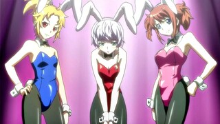 Boys cosplaying as bunny girls!!