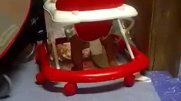 very active baby