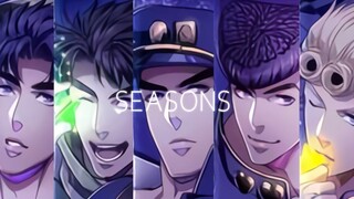 [MAD]The destiny of good guys and bad guys of <JoJo>|<Seasons>