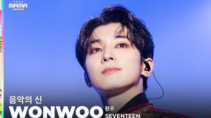 【2023 MAMA】FANCAM | SEVENTEEN WONWOO rekaman langsung