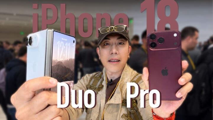 Rekaman langsung di lokasi! Hands-on iPhone layar lipat Duo dan 18 Pro versi asli!!