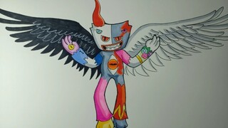Drawing artificial Huggy Wuggy Cách vẽ Huggy Nhân Tạo Đại Chiến Lần 3