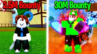 I Reached 30 MILLION Bounty in One Video (Blox Fruits)