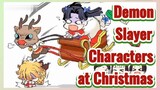 Demon Slayer Characters at Christmas