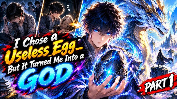 Chose a Useless Egg, But It Turned Me Into a God | Part 1 | Manhwa in Hindi
