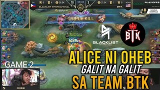 ALICE NI OHEB GALIT NA GALIT SA GAME 2 (PH VS USA)