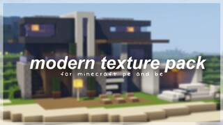 Modern texture pack for mcpe | simple & aesthetic