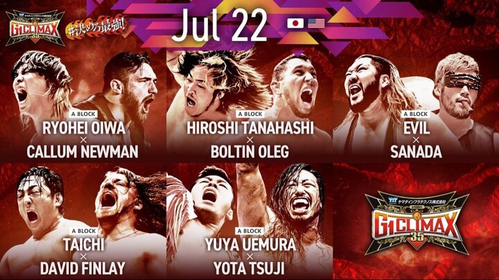 NJPW G1 Climax 35 (Day 3) - 22 July 2025