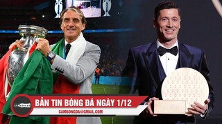 Bản tin Bóng Đá ngày 1/12 | Mancini có thể dẫn dắt MU hè tới; Cân nhắc trao QBV cho Lewandowski