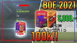 เปิดกิจกรรม BOE2021..5,000 บาท ตามล่า เมต้าปีใหม่..แถมลุ้น +8!! [FIFA Online 4]