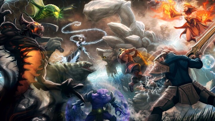 [DOTA2/Full-time High Burning/Extreme Audiovisual] No need to say more in the battle! ! !