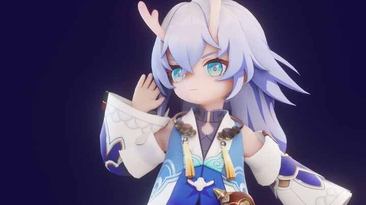 无牙仔教白露跳舞(●'◡'●)