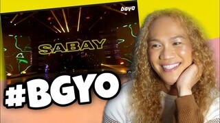 #BGYO 'SABAY' LIVE PERFORMANCE | REACTION VIDEO