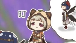 [พากย์] แมวแรคคูนตัวน้อยนอนอยู่บนต้นไม้