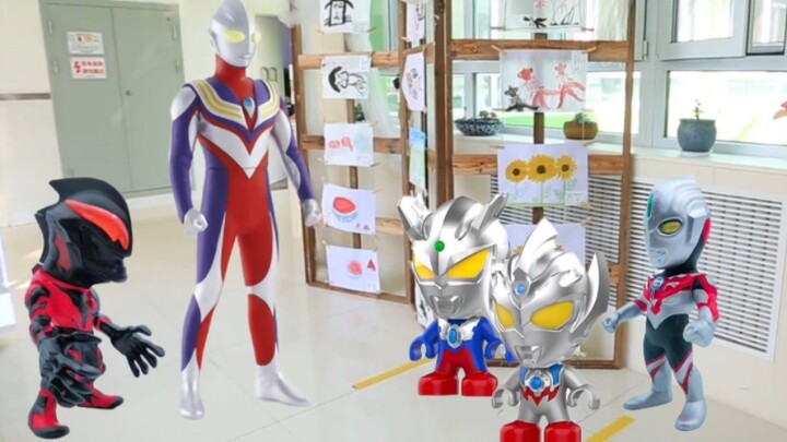 Children's Enlightenment Early Education Toy Video: Little Beria Ultraman understands that it can't 