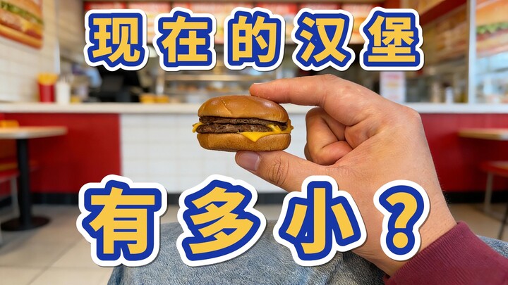 Seberapa kecil burger sekarang?