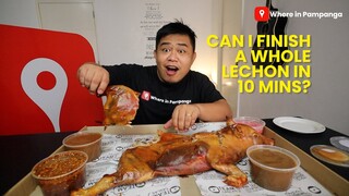 Can I finish a whole lechon in 10 mins?