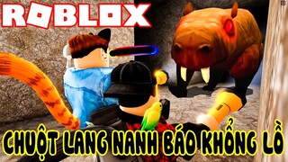 Roblox | TRỐN THOÁT KHỎI ĐỘNG CHUỘT LANG RĂNG KIẾM SIÊU TO KHỔNG LỒ | Escape the capybara