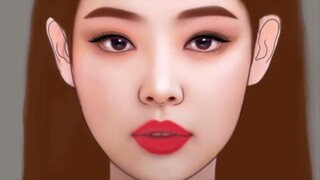 Jennie Lip Care ASMR | Black Pink🖤💖 #Animation