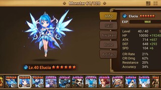 Skill Fairy ( Elucia ) Element Water - Summonerwars