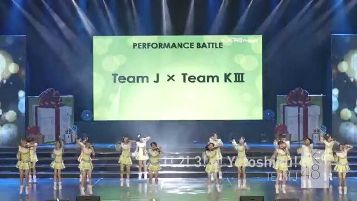 JKT48 3rd Anniversary Concert Team Battle JKT48 Team J - 1! 2! 3! 4! Yoroshiku!