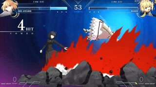 Melty Blood: Type Lumina PC (Red Arcueid Brunestud ) vs (Saber) HD