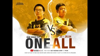 Dia1 vs. PHT [Giải Solo 1v1 - One For All]