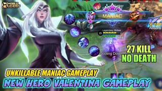 Valentina Mobile Legends , New Hero Valentina Gameplay Best Build And Skill Combo