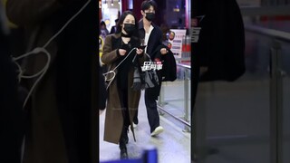 0222 Xiaozhan❤️ gets furious🤯🤧 in Shanghai Airport vs Milan Airport