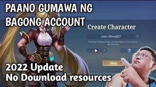 Paano gumawa ng bagong account