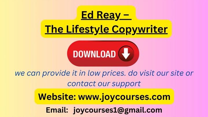 Ed Reay – The Lifestyle Copywriter