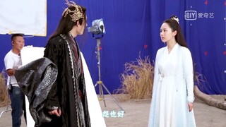《天乩之白蛇传说》幕后花絮【杨紫&刘学义】【白夭夭&斩荒】突然咬起来的斩荒~小白眼神杀冲击波回怼！