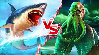 Điều Gì Sẽ Xảy Ra Nếu Mực Kraken Gặp Cá Mập Megalodon, Ai Sẽ Thắng