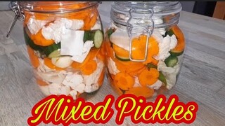 How to make simple  pickles at home #appetizer