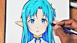 วิธีการวาดอนิเมะ "ELF ASUNA (การสอนการวาดภาพอะนิเมะสำหรับผู้เริ่มต้น)