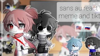 sans au react to meme and tiktok二 | [1/3]| [plot+arts and animation]bynastyans