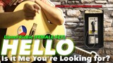 Hello Female key Lionel Richie Instrumental guitar karaoke cover with lyrics